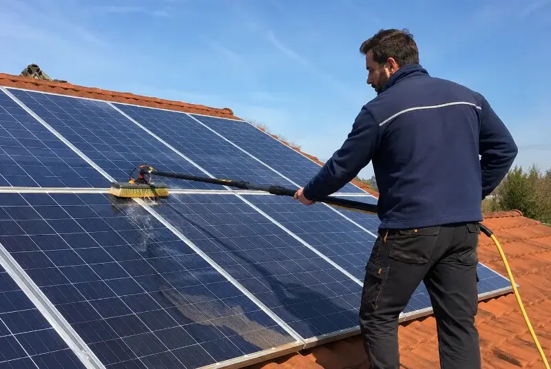 Nettoyage et entretien de panneaux solaires à Lys